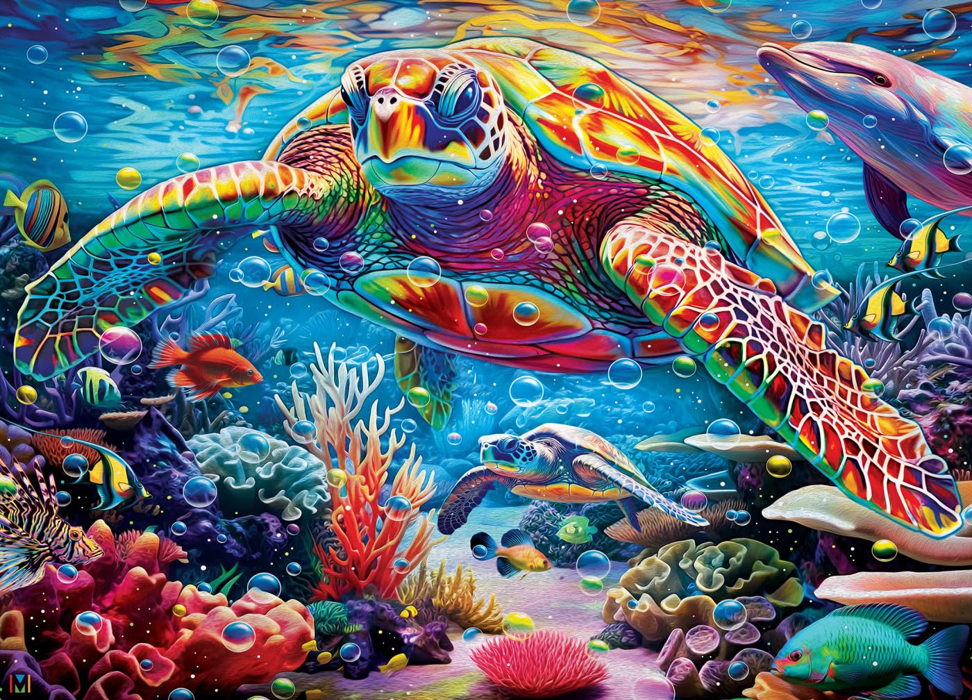 MasterPieces 1000 Piece Jigsaw Puzzle for Adults and Family - Coral Kingdom - 19.25"x26.75"