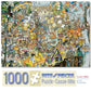 Bits and Pieces - 1000 Piece Jigsaw Puzzle for Adults - Crazy BBQ - Festival Scene Jigsaw Puzzle by Artist Gerold Como, Completed Puzzle Size: 20" x