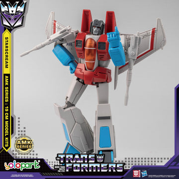 YOLOPARK Starscream Transformer Toys,AMK Series Transformers G1 Action Figures,7.48 Inch Highly Articulated Transformers Decepticon Toys for Adults