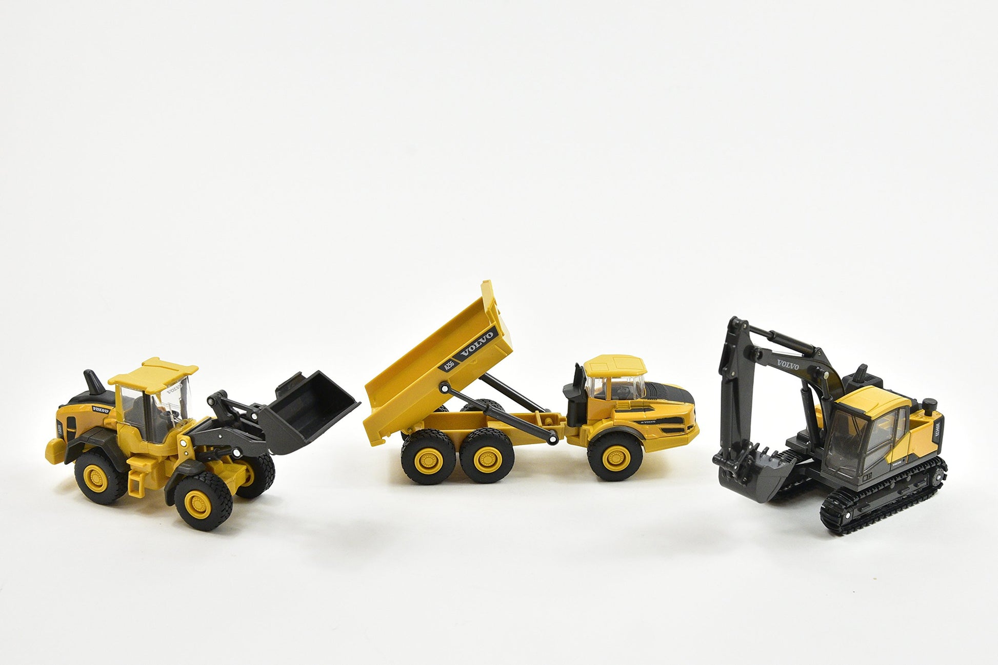 New Ray - Set of 3 Volvo Window Box, 32095, Yellow