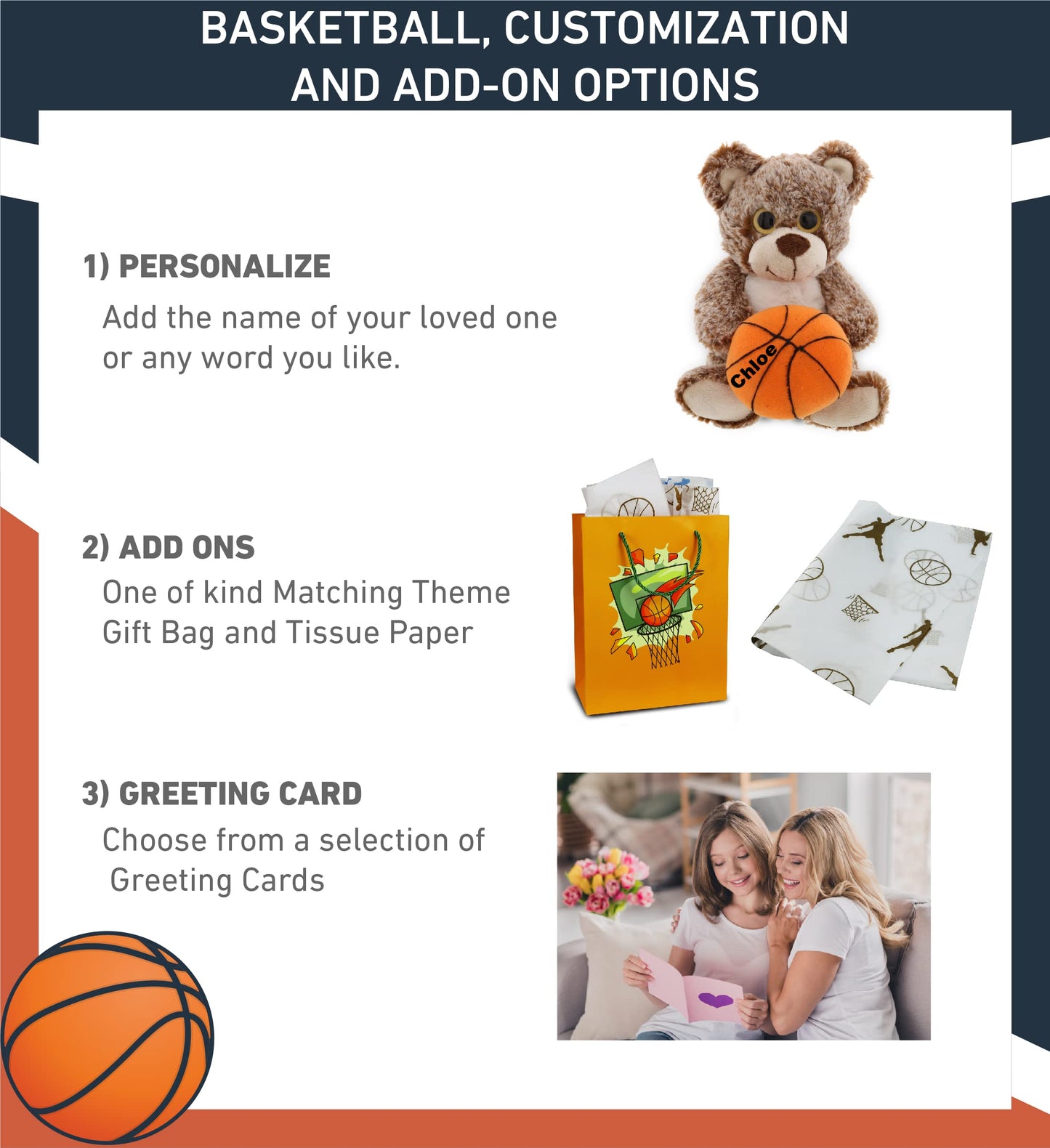 DolliBu Sitting Brown Bear Stuffed Animal with Basketball Plush - Soft Plush Huggable Bear, Adorable Playtime Plush Toy, Cute Wildlife Gift for Kids