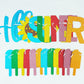 CAVLA Glitter Hello Summer Banner with Sunflower Signs and Colorful Glittery Popsicle Banner Hello Summer Ice Cream Garland Banner Summer Birthday