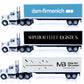 NewRay Customize 18 Wheeler Toy Truck with Trailer, 1:43 Scale Replica International Lonestar Diecast Truck, Customize Toy, Personalized Diecast Toy
