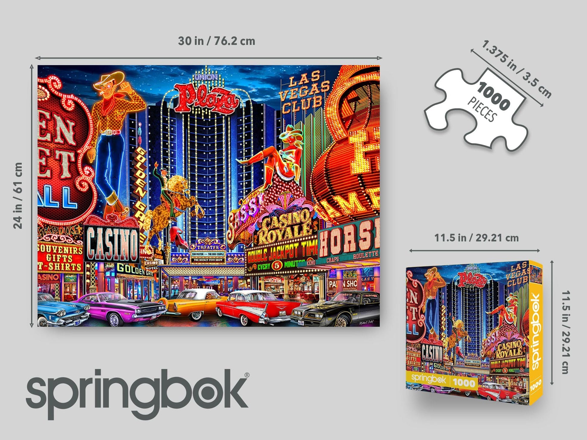 Springbok Viva Las Vegas 1000 Piece Jigsaw Puzzle for Adults