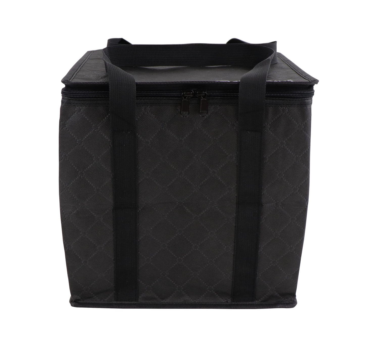 Lightweight Board Game Bag [Dual Layer Non-Woven Fabric/Carrying Handle/Zippered Lid/Water Resistant] (Black)