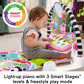 Fisher-Price Glow and Grow Kick & Play Piano Gym, Pink