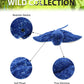 DolliBu Spotted Blue Stingray Plush - Super Soft Stuffed Animal Stingray Toy, Wild Collection Ocean Plush Gift for Kids and Adults, Cute Sea Creature