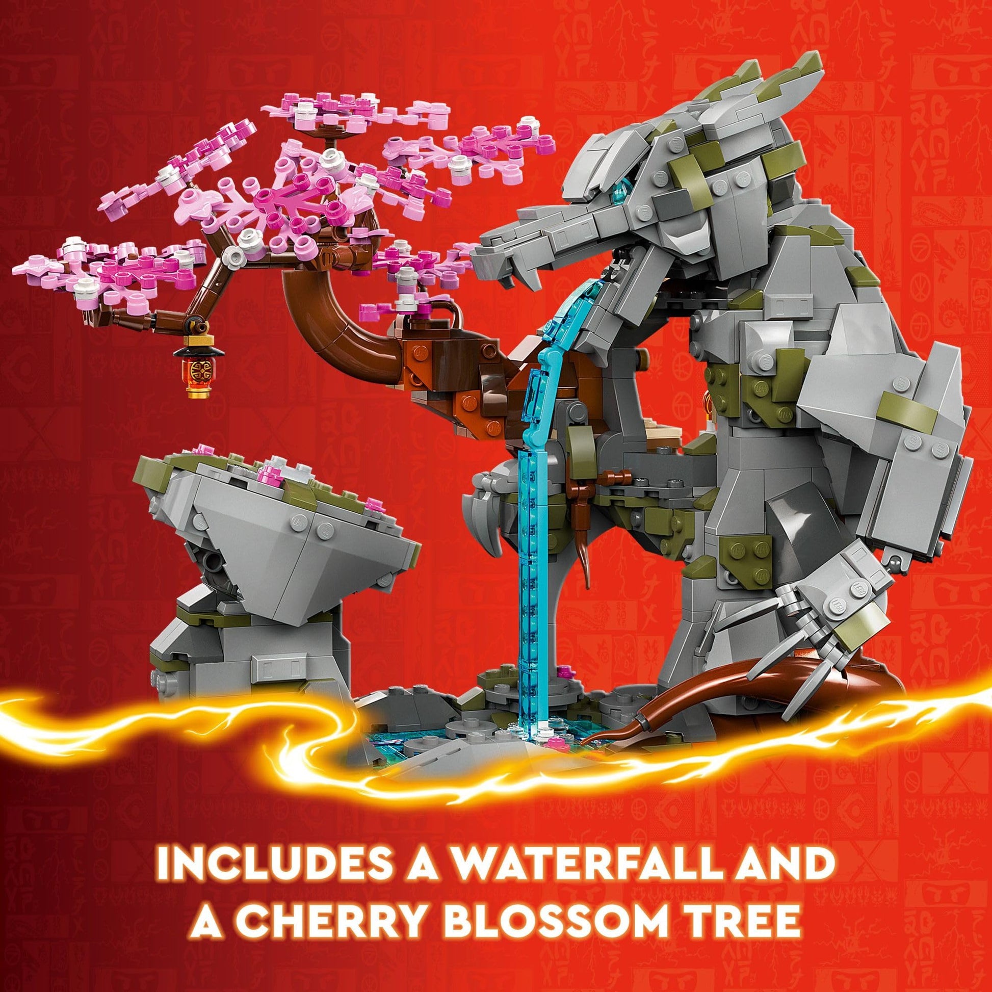 LEGO NINJAGO Dragon Stone Shrine - Build and Display Ninja Toy with 6 Action Figures - Advanced Building Set for Boys and Girls Ages 13+ - Gift Idea