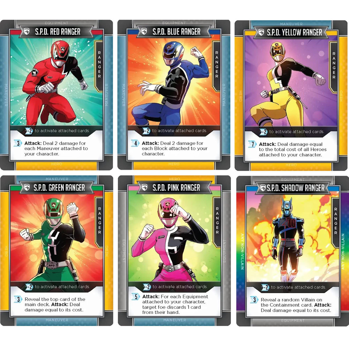Renegade Game Studios Power Rangers Deck-Building Game S.P.D. Expansion