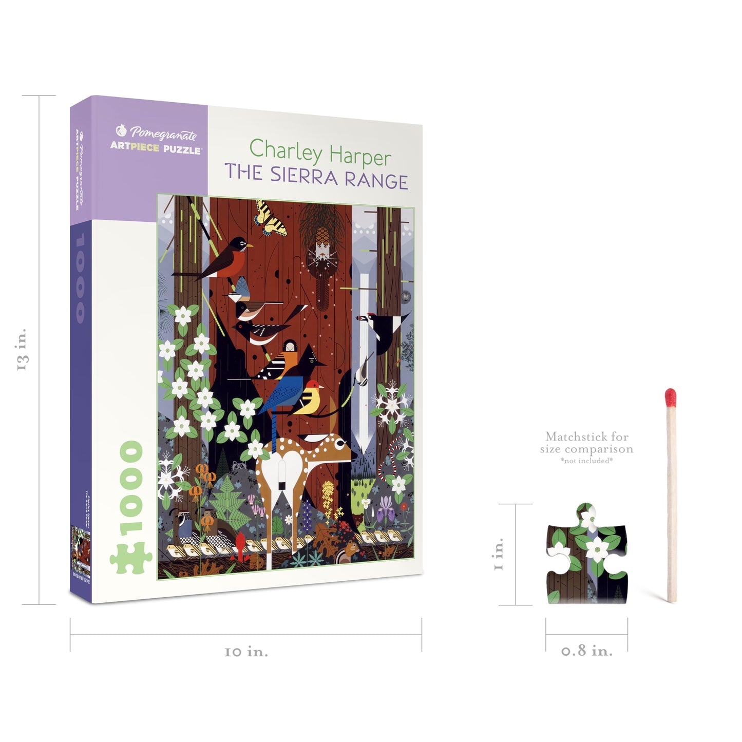 Charley Harper: The Sierra Range 1,000-piece Jigsaw Puzzle