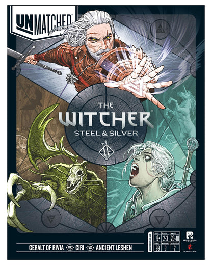 Restoration Games Unmatched The Witcher Steel & Silver