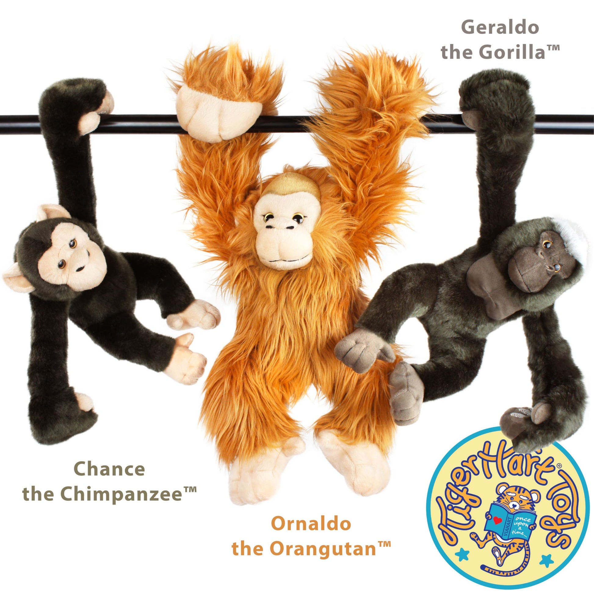 TigerHart Ornaldo The Orangutan Monkey - 19 Inch Stuffed Animal Plush