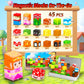CEMECER Travel Magnetic Cubes, Portable STEM Building Blocks for Plane Road Trips, Magnetic Construction Toys for Kids