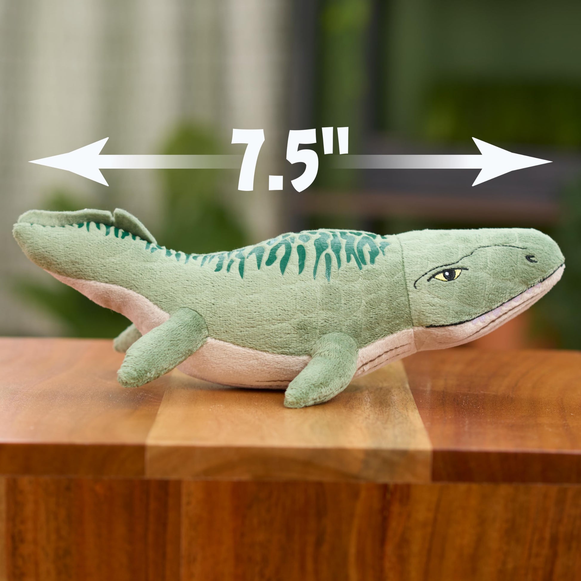 JURASSIC WORLD Rebirth Small Plush Mosasaurus Dinosaur Stuffed Animal