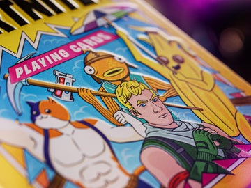 theory11 Fortnite Playing Cards - Officially Licensed Epic Games Premium Poker Deck, Collectible 52-Card Set with Custom Artwork, Embossed Tuck Box