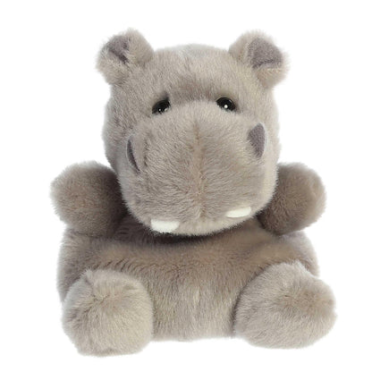 Aurora® Adorable Palm Pals™ Hunk Hippo™ Stuffed Animal - Pocket-Sized Play - Collectable Fun - Grey 5 Inches