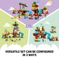 LEGO DUPLO 3in1 Tree House 10993 Creative Building Toy for Toddlers, Includes 8 Figures for Teaching Social Skills, Playing Together and Group Play
