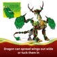 LEGO NINJAGO The Dragon of Life Building Toy for Boys & Girls - Poseable Dragon Toy Figure & Playset for Kids, Ages 9+ - W/Mini Mech & 8 Minifigures