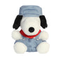 Aurora® Adorable Peanuts® Palm Pals™ Train Engineer Snoopy™ Stuffed Animal - Officially Licensed Toys for All Snoopy Fans - Nostalgic Gift for Adults