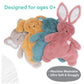 GUND Baby Oh So Snuggly Bunny 14-Inch Plush Lovey Blanket for Ages 0+