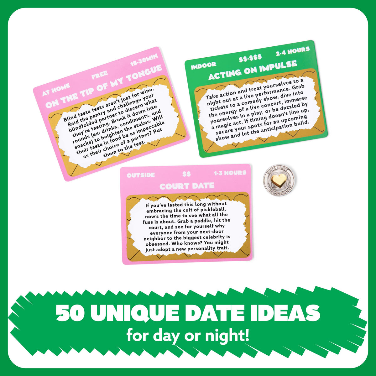 Date Night Scratch-Off Cards, Gifts for Couples by Relatable