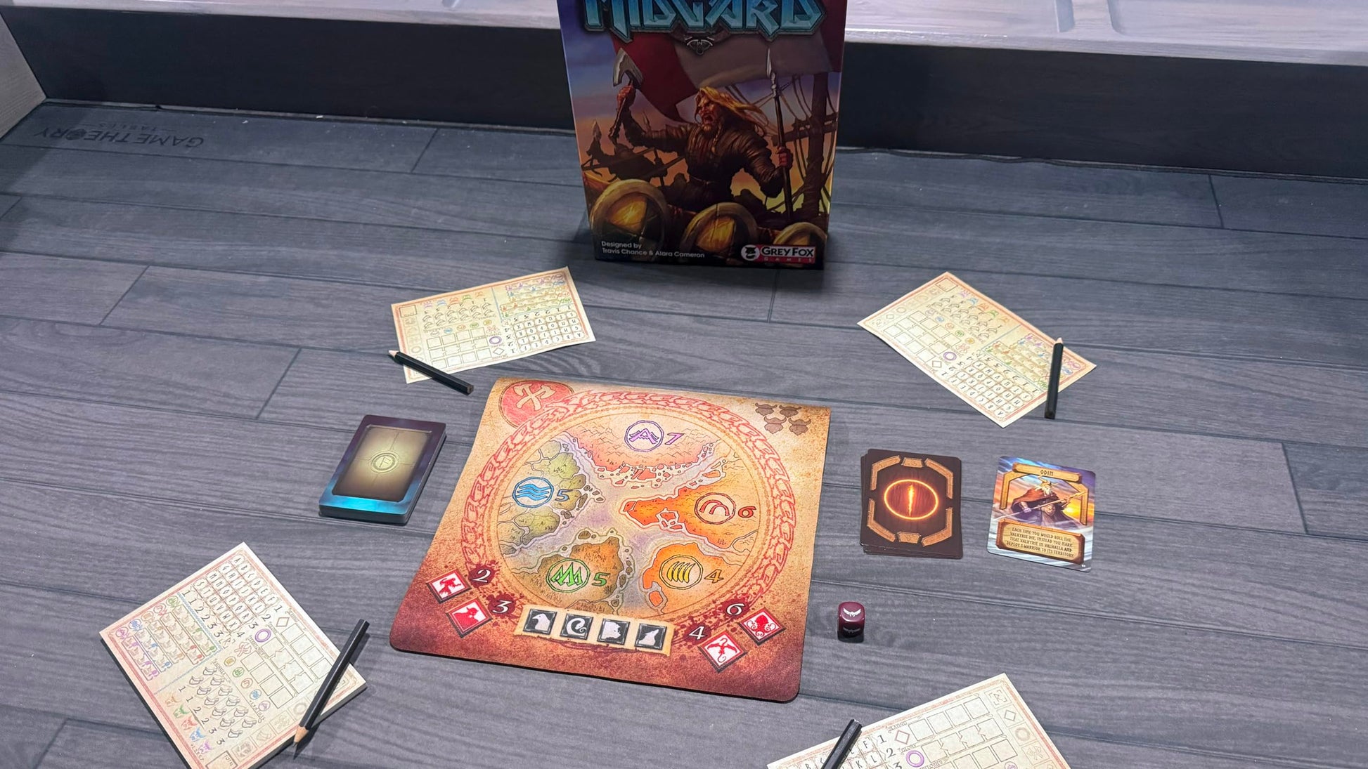 Grey Fox Games Reavers of Midgard Card Game | 2-6 Players | Viking themed Card Game | 30 Minutes