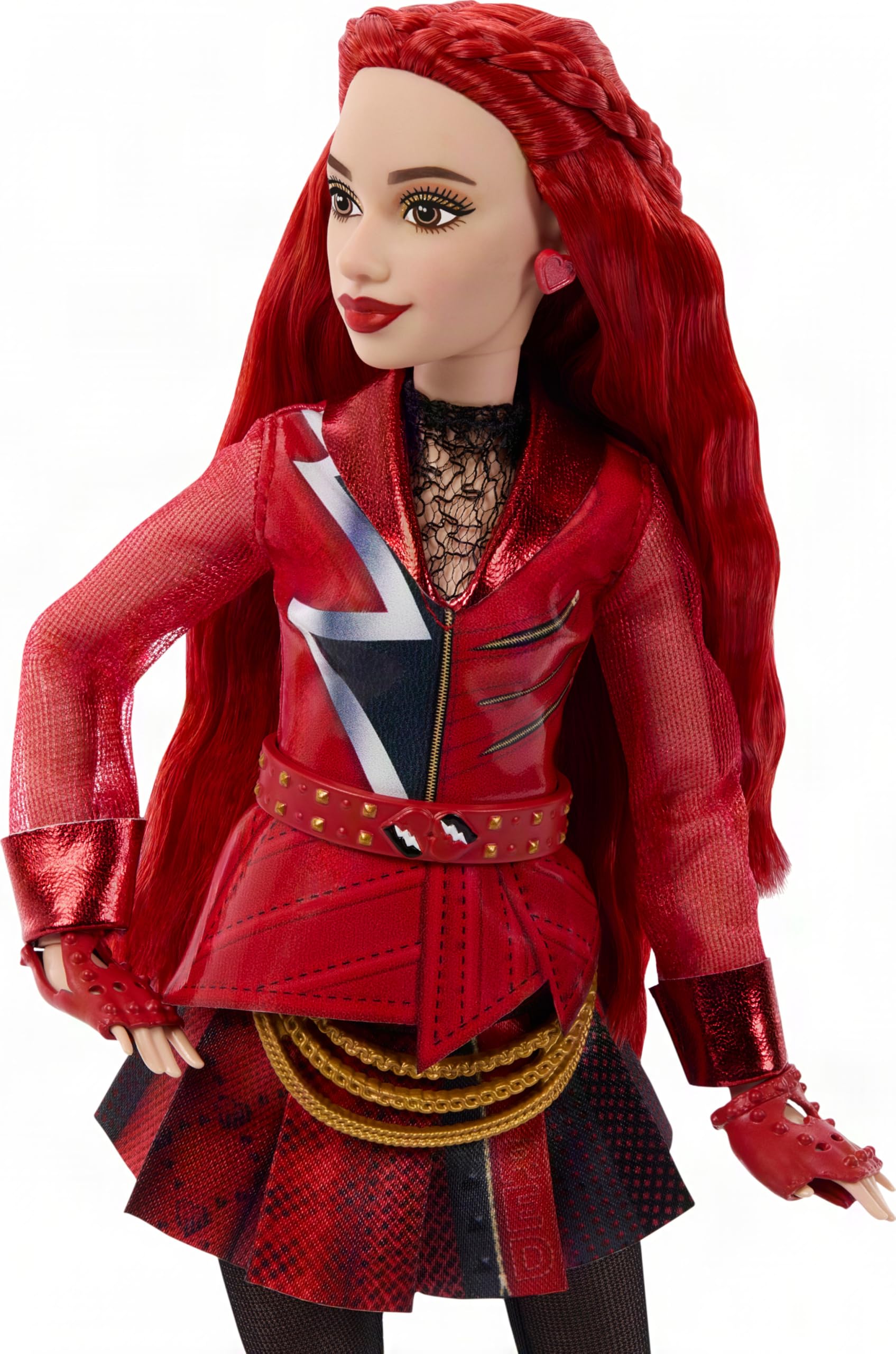 Mattel Disney Descendants: Wicked Wonderland, Red, Daughter of Queen of Hearts Fashion Doll, with Removable Outfit & Accessory, Inspired by the Movie