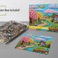 Springbok Springtime Stroll 1000 Piece Jigsaw Puzzle for Adults & Family - Poster Now Included - Scenic Spring Garden, Flowers & Trees Art - Unique