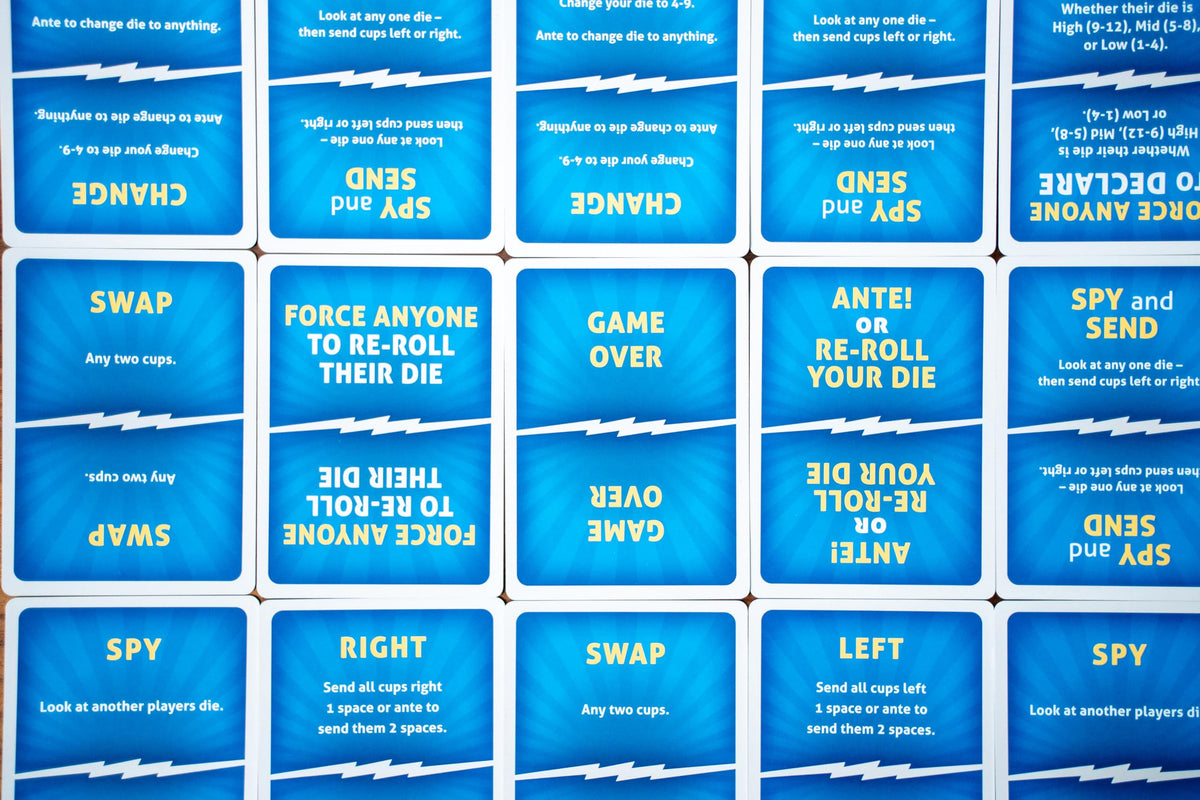 What The Cup!? | Social Bluffing Dice Game | Featuring Handheld Dice Cups & D12 Dice | Spy, Swap, Steal The Winning Cup | 3-6 Players, Ages 12+