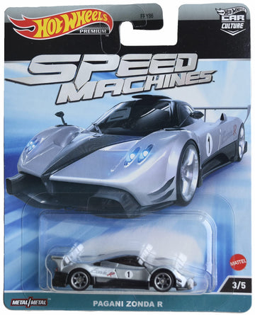 Hot Wheels Pagani Zonda R, Speed Machines 3/5 Car Culture