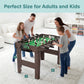 SereneLife Competition Sized Foosball Table, Full Size 48in Portable Soccer with Ball for Home, Arcade Game Room, Board Game for Indoor or Outdoor