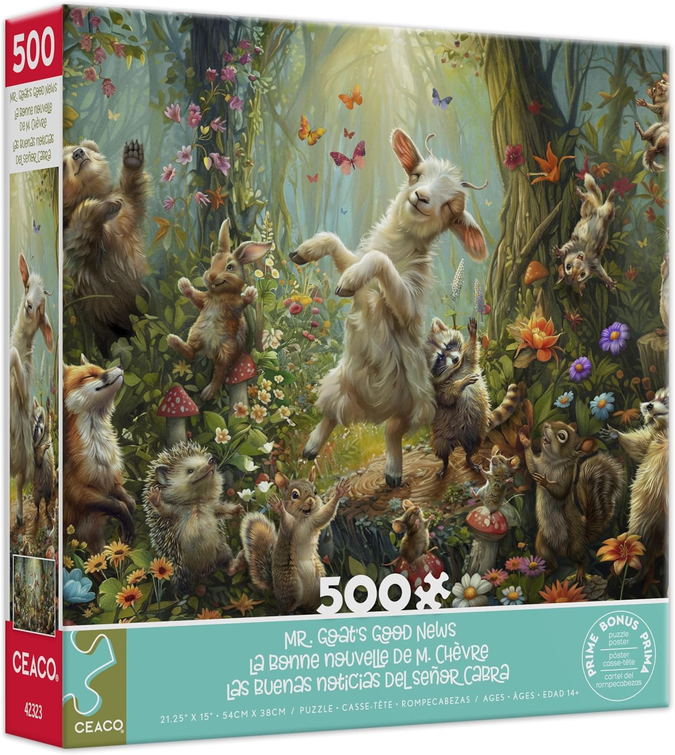 Buffalo Games Mr. Goat's Good News 500 Piece Puzzle