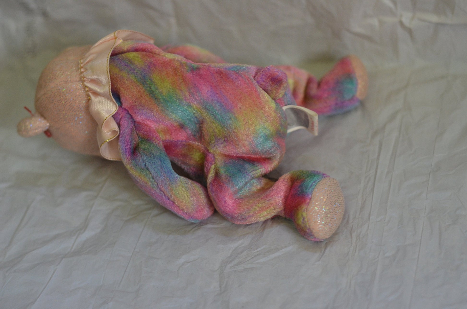 Ty Beanie Baby October Opal Birthstone Teddy Happy Birthday Bear