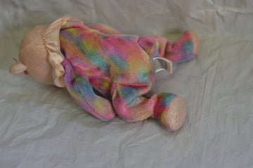 Ty Beanie Baby October Opal Birthstone Teddy Happy Birthday Bear