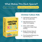 Kulture Games - Bible Conversation Cards for Kids - Christian Family Games - Faith Based Educational Card Games - Sunday School Christian - Gifts