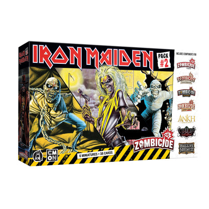 Zombicide Iron Maiden Character Pack #2 - Eddie Miniatures and Game Enhancements! Cooperative Strategy Board Game, Ages 14+, 1-6 Players, 60 Minute