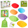 Hapinest Turtle Balance Stepping Stones for Kids, Obstacle Course Coordination Game for Kids & Family, Indoor Outdoor Sensory Play Equipment Toys