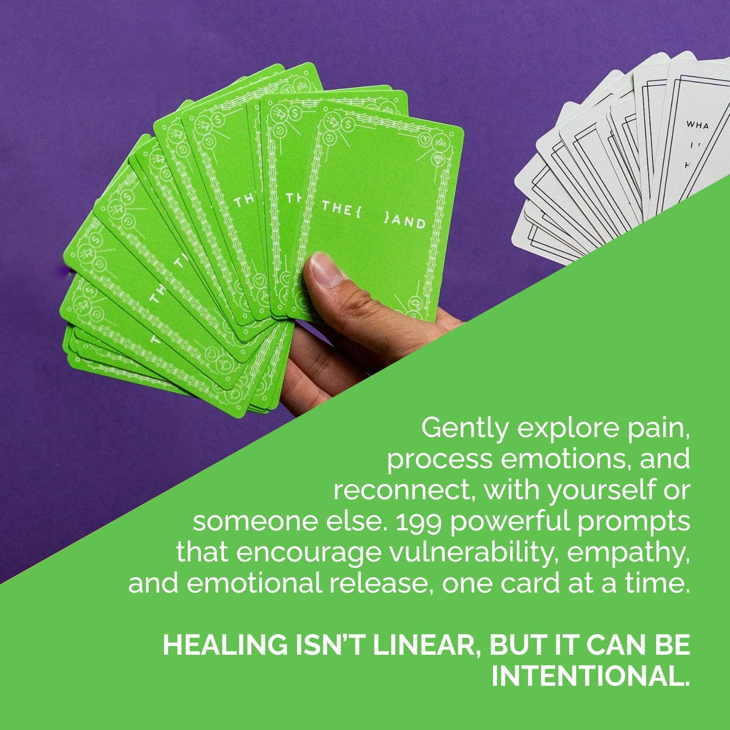 {THE AND} Healing Edition - 199 Question Cards to Heal Strained Relationships - Reconnect by Understanding & Releasing Hurt Feelings - Couple Card