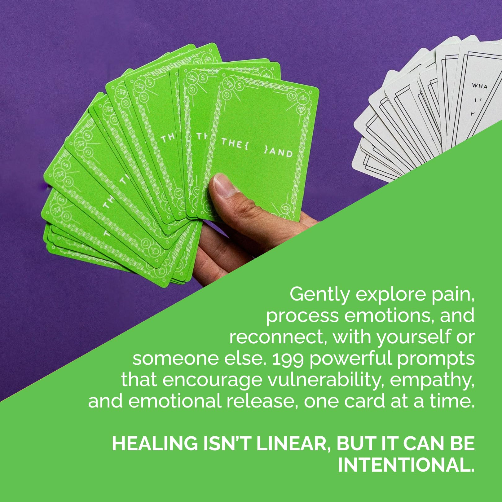 {THE AND} Healing Edition - 199 Question Cards to Heal Strained Relationships - Reconnect by Understanding & Releasing Hurt Feelings - Couple Card