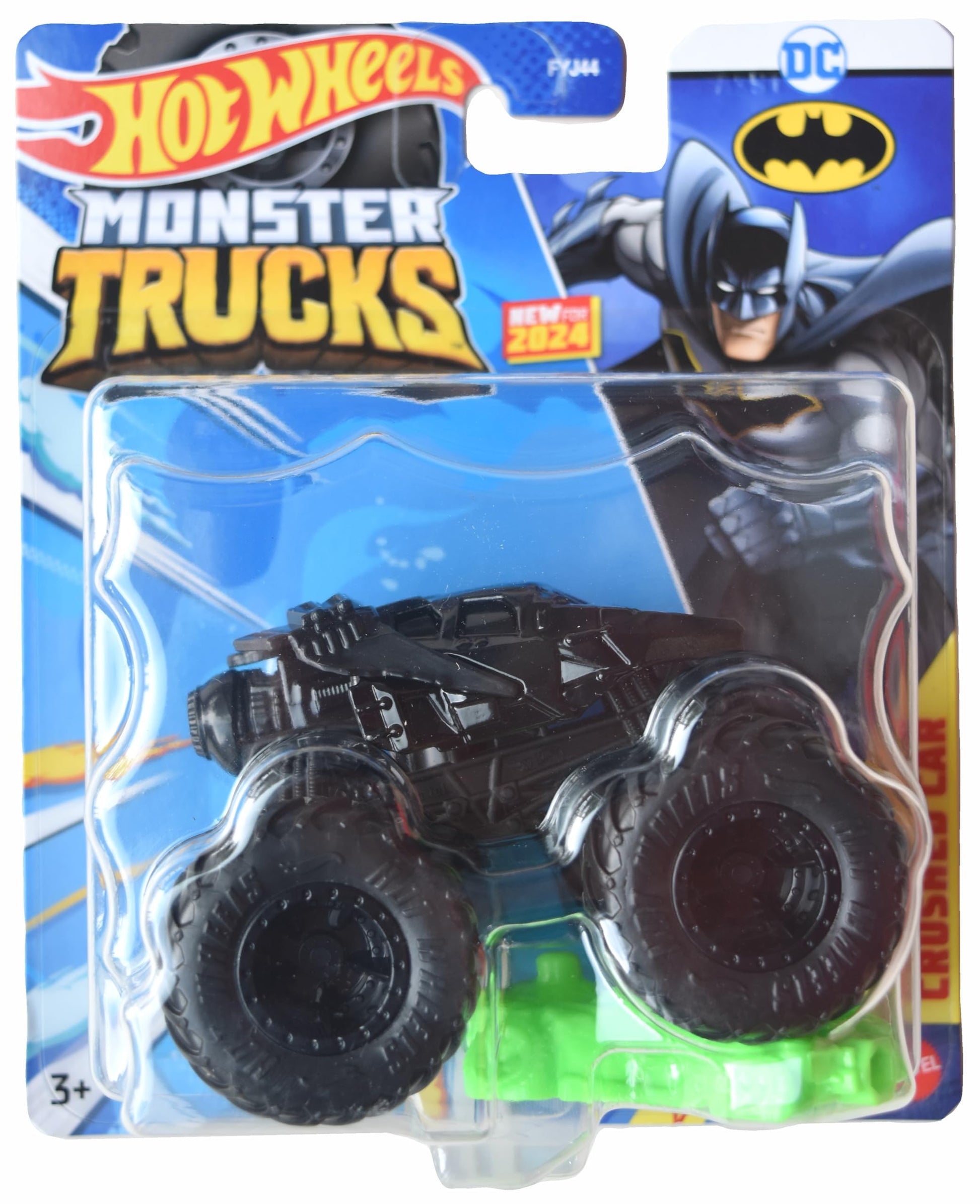 Hot Wheels Monster Trucks Batman, Includes Crushed Car