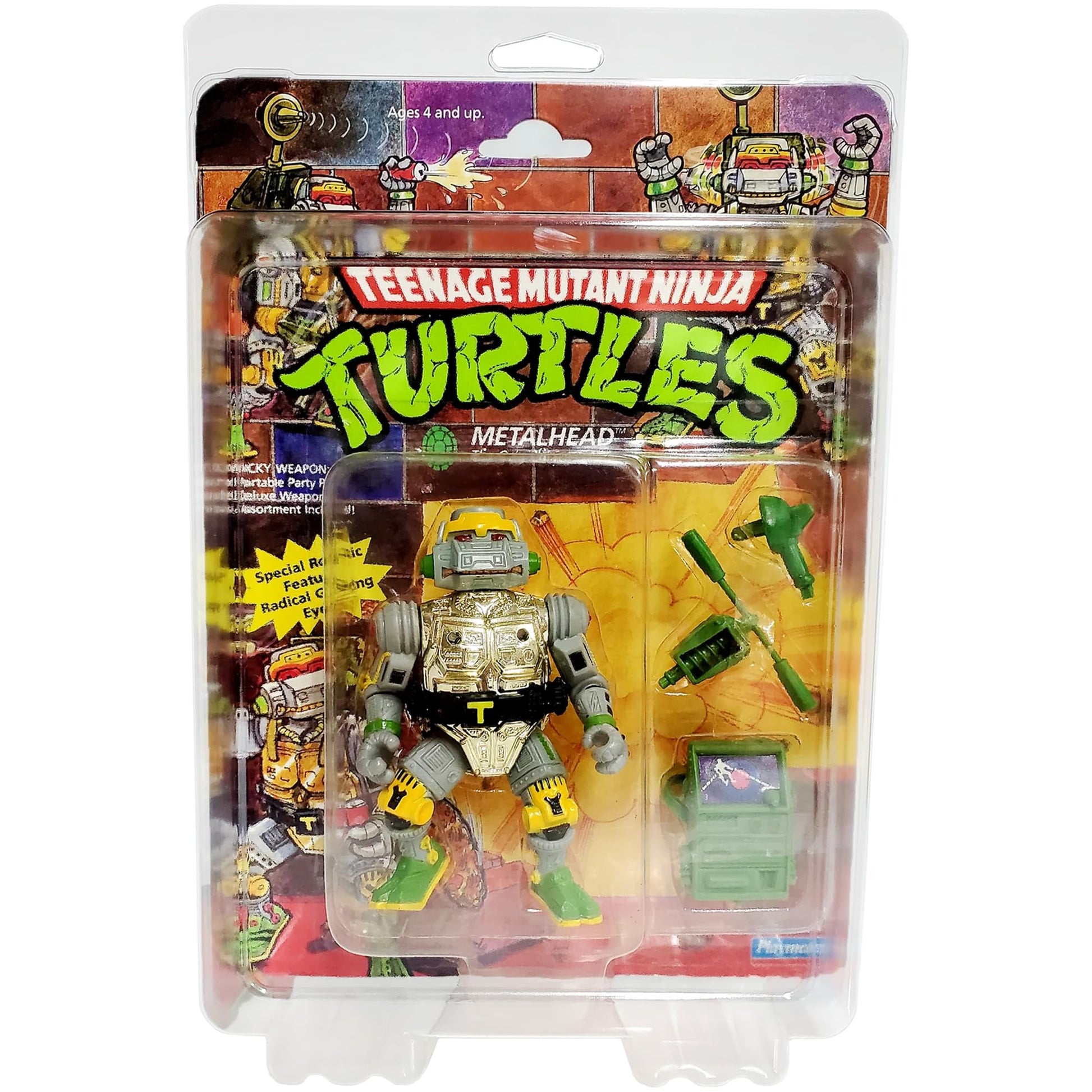 MOC Masters MOC-TMNT Clear Storage / Display Case (UV Protection) for Teenage Mutant Ninja Turtles Carded Figure, 7.75 in W x 10.5 in H x 2.25 in D