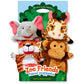 Melissa & Doug Zoo Friends Hand Puppets (Set of 4) - Elephant, Giraffe, Tiger, and Monkey