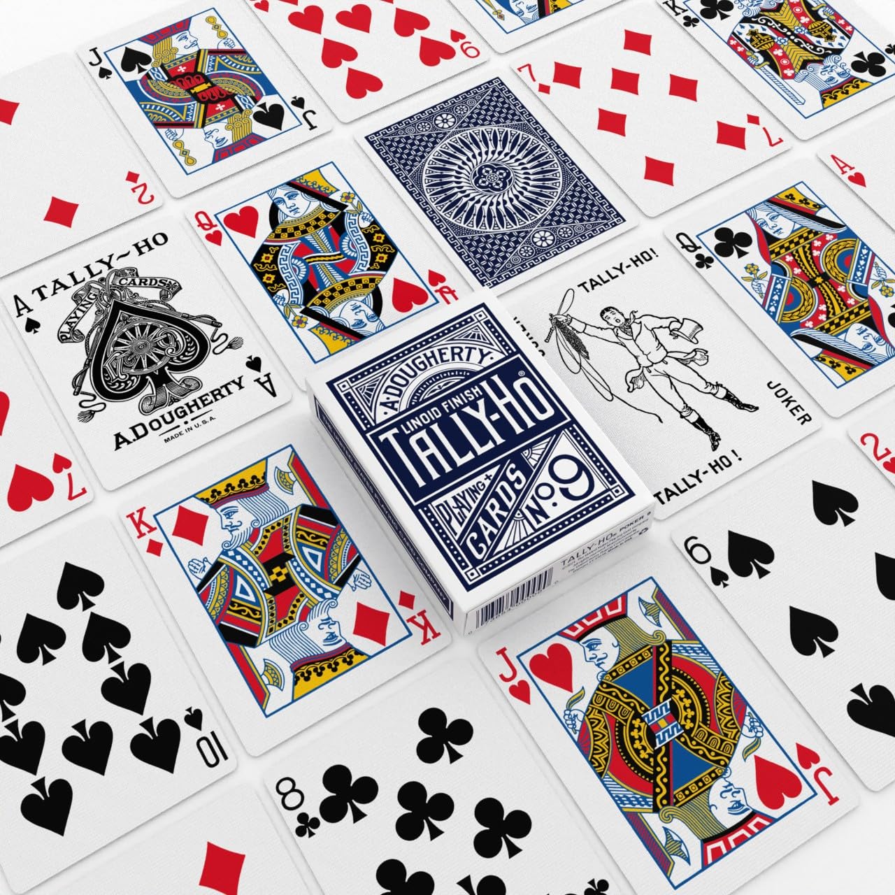 Tally Ho Circle Back Playing Cards- (Color May Vary)
