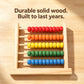 MAGIKON Miniature Abacus, 5 Rows Wooden Counting Frame for Math