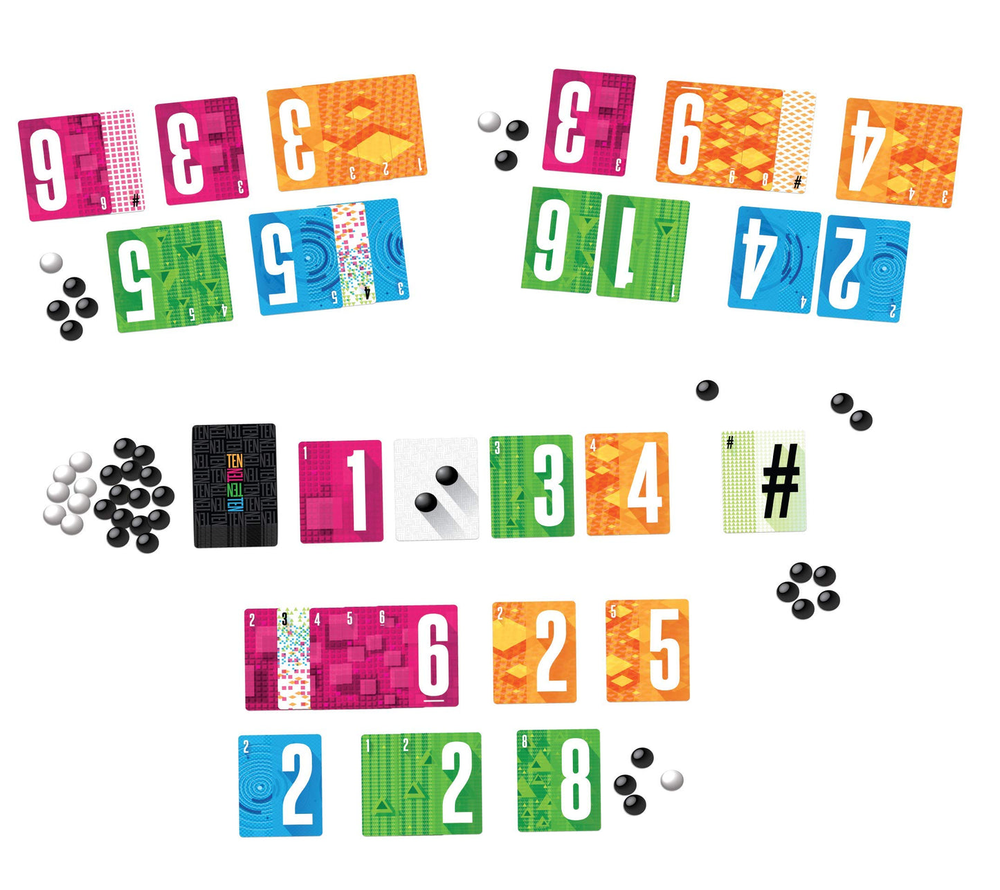 AEG Ten | Push Your Luck Card Game for the Whole Family | From the Creators of Point Salad | Easy to Learn | Quick to Play | 2-6 Players | Ages 10+