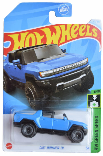 Hot Wheels GMC Hummer EV, Green Speed 6/10 [Blue] 62/250