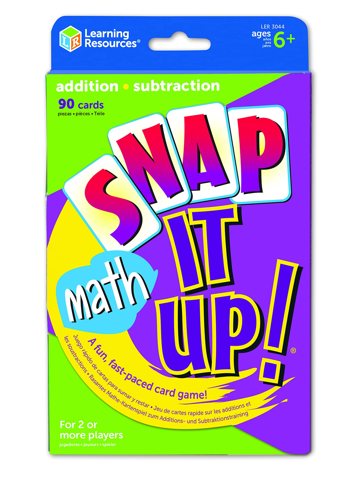 Learning Resources Snap It Up Math Addition and Subtraction Card Game