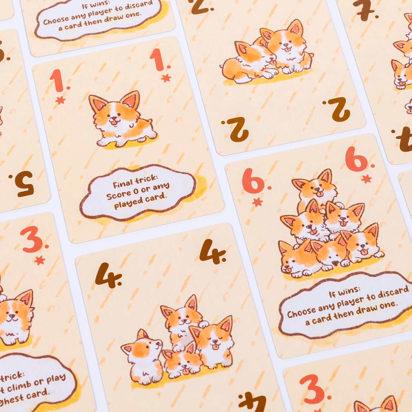 GameHead Corgi Pileup, The Adorable Trick-Taking Card Game for Families, Kids, & Parties, Ages 7+, 2-7 Players, Fast Paced 20 Minute Play Time, Fun