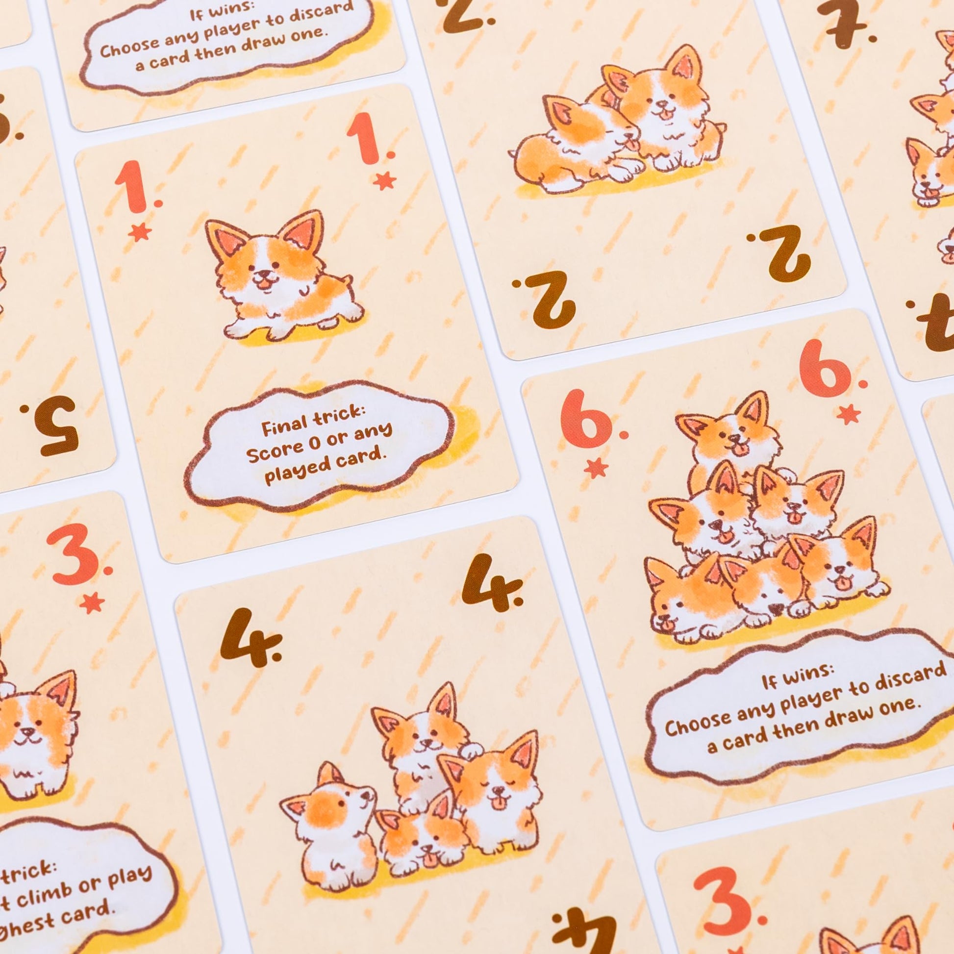 GameHead Corgi Pileup, The Adorable Trick-Taking Card Game for Families, Kids, & Parties, Ages 7+, 2-7 Players, Fast Paced 20 Minute Play Time, Fun