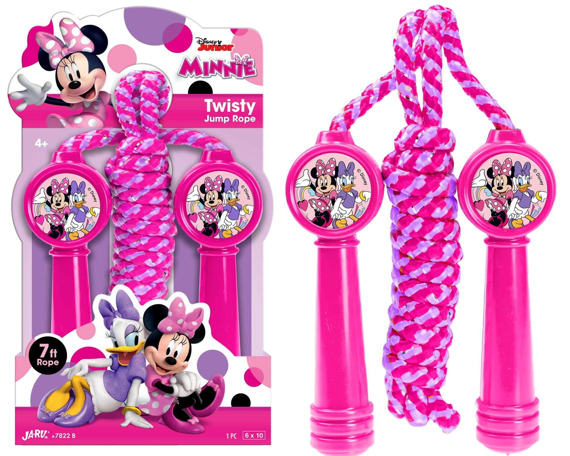 Disney Mickey Minnie & Stitch Kids Jump Rope for Girls (1 Rope Minnie) Indoor Outdoor Playset Skipping Jumping Rope for Kids Children Adults Outdoor
